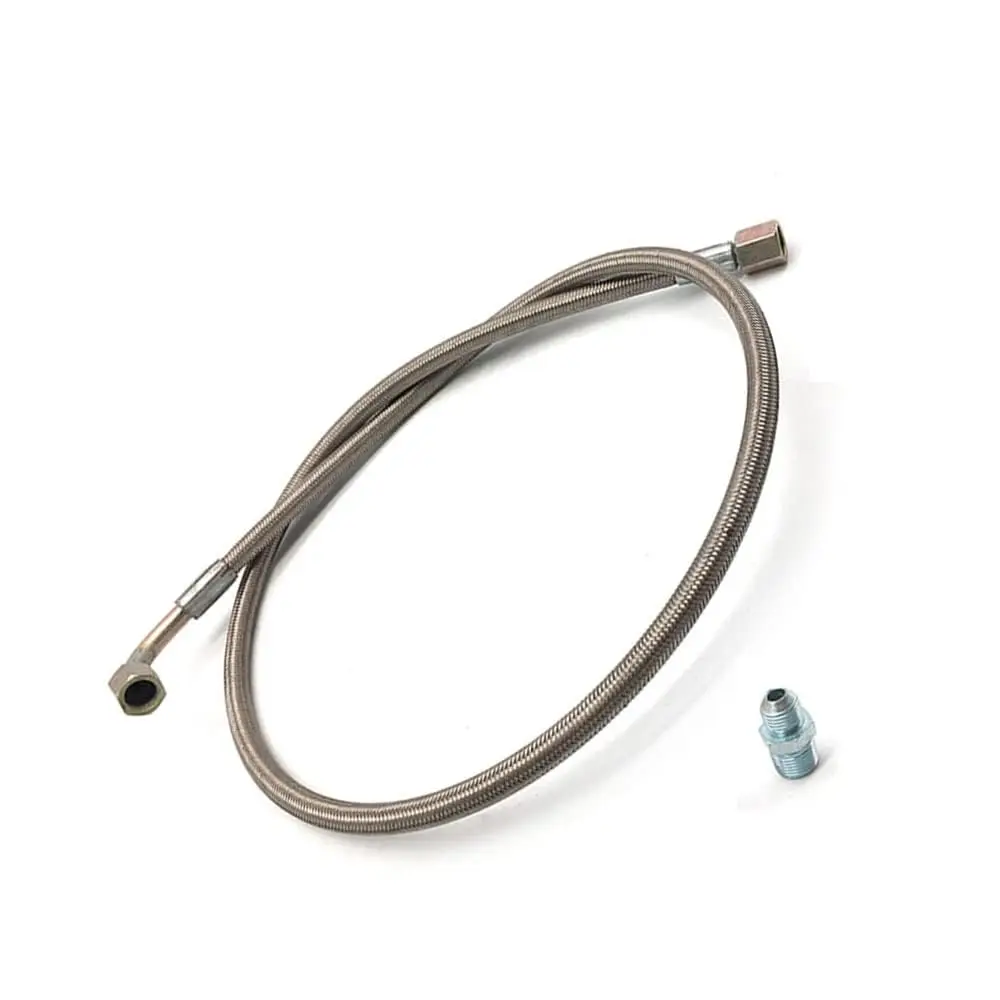 

Комплект лески подачи турбомасла, 24 дюйма, стальная оплетка -4AN, 90 градусов