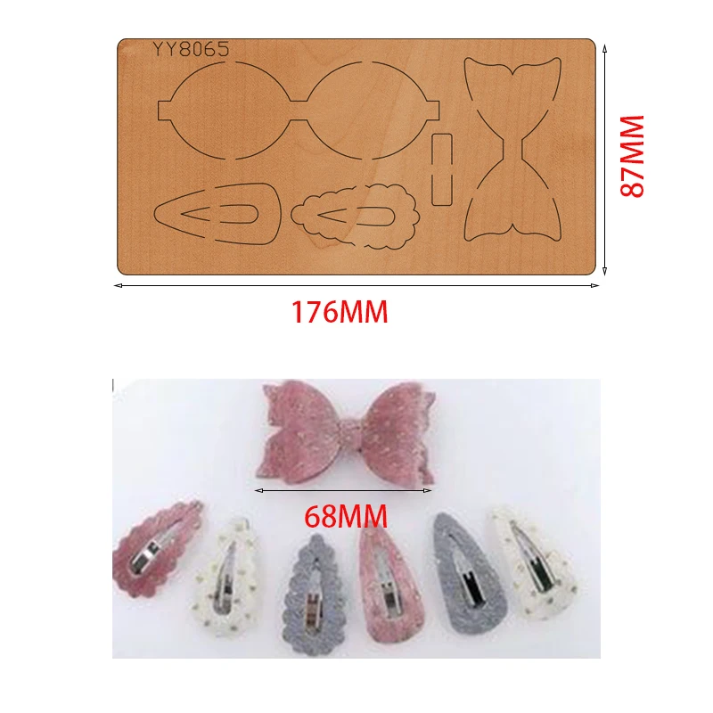 hair pin /barrette /bobby pin /hair clip /hairpin mold knife model YY8065 is suitable for all cutting machines on the market