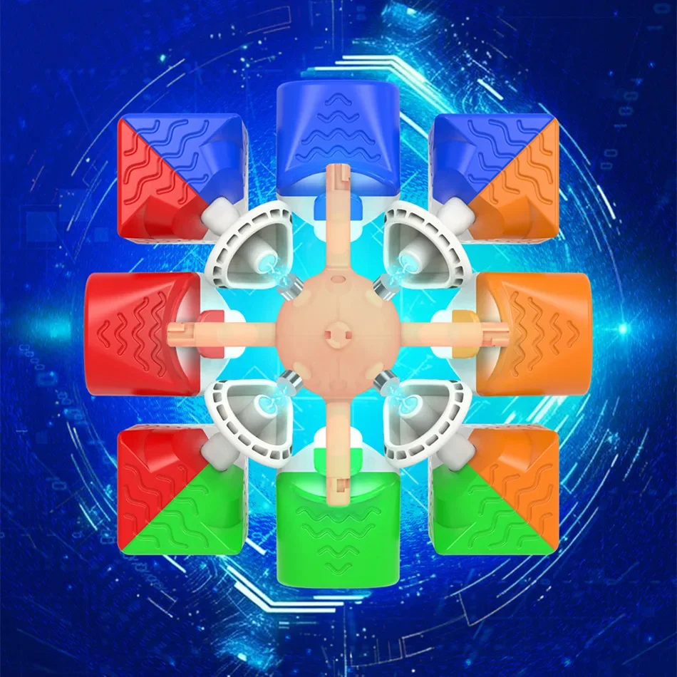 [ECube] DaYan GuHong Pro M Spring Maglev 3x3 المكعب السحري حفلة موسيقية المغناطيسي المكعب السحري لغز لعب للأطفال أطفال هدية لعبة
