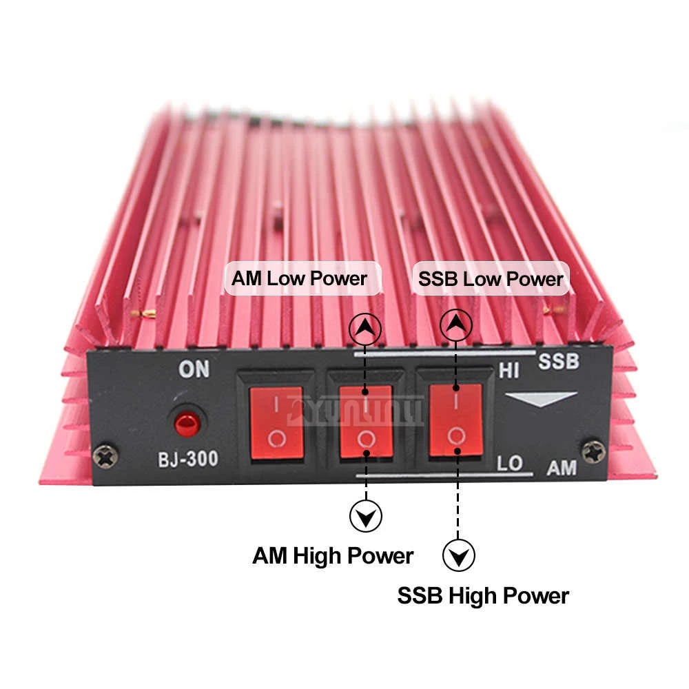 BJ-300 Mini High-Power Full-Mode CB Linear Amplifier – SSB, AM/FM, with Switching Power Supply