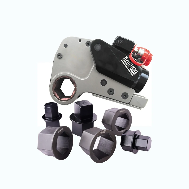 4XLCT 5392Nm 700bar Hexagonal Hollow Hydraulic Torque Wrench with Interchangeable Cassette