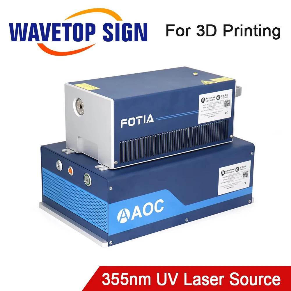 WaveTopSign INNO 355nm UV Laser Source Air Cooled Water Cooled Compact Medium and Low Power Laser FOTIA-355-5W for 3D Printing
