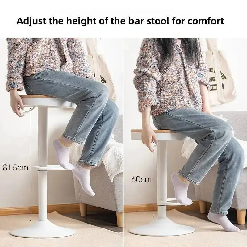 

Стулья в скандинавском стиле: деревянные, регулируемые, с металлическим основанием, минималистичные, для кухонного острова и домашнего бара