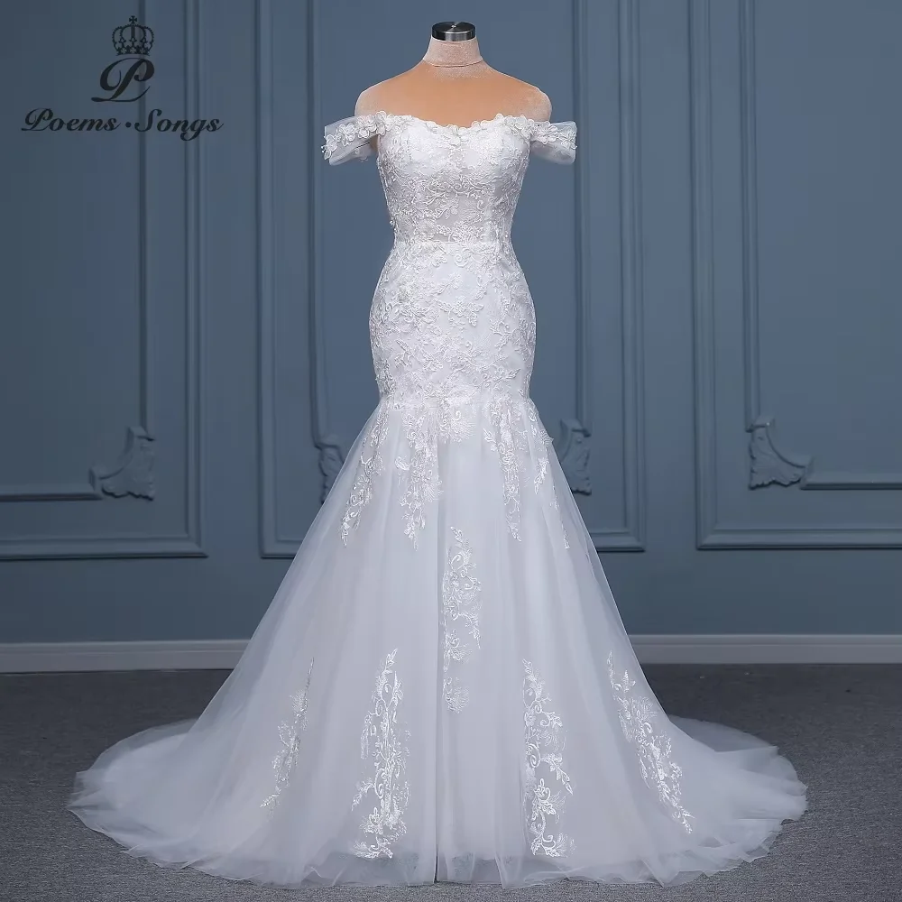 

Customized Elegant Sexy mermaid dress for wedding women wedding gowns marriage bride dress vestido de noiva robe de mariee