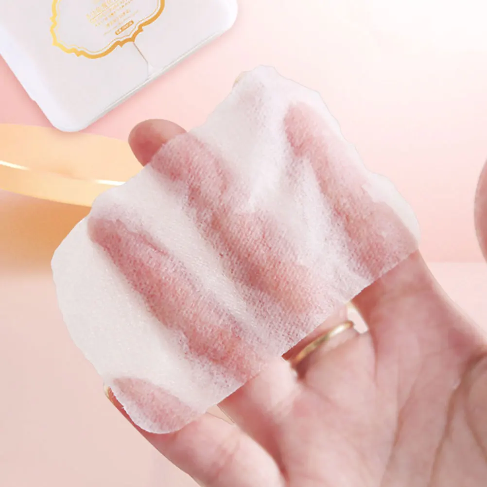 200 قطعة منصات تنظيف الوجه لطيف التقشير مزيل ماكياج منصات آمنة للبشرة المحمولة للسفر مناديل الوجه مزيل ماكياج #5