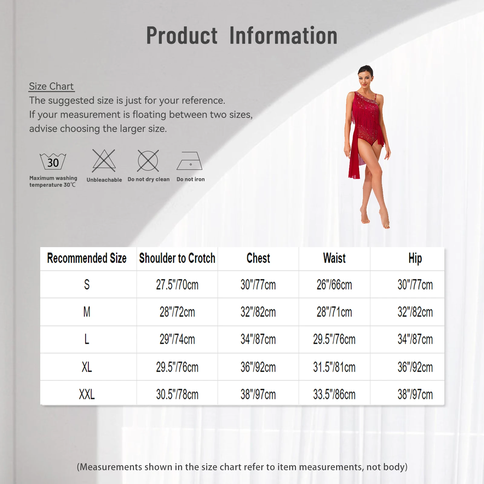 Womens Glitter Steentjes Latin Tango Kwastje Dansvoorstelling Kostuum Asymmetrische Schouder Onregelmatige Zoom Maillots Jurken