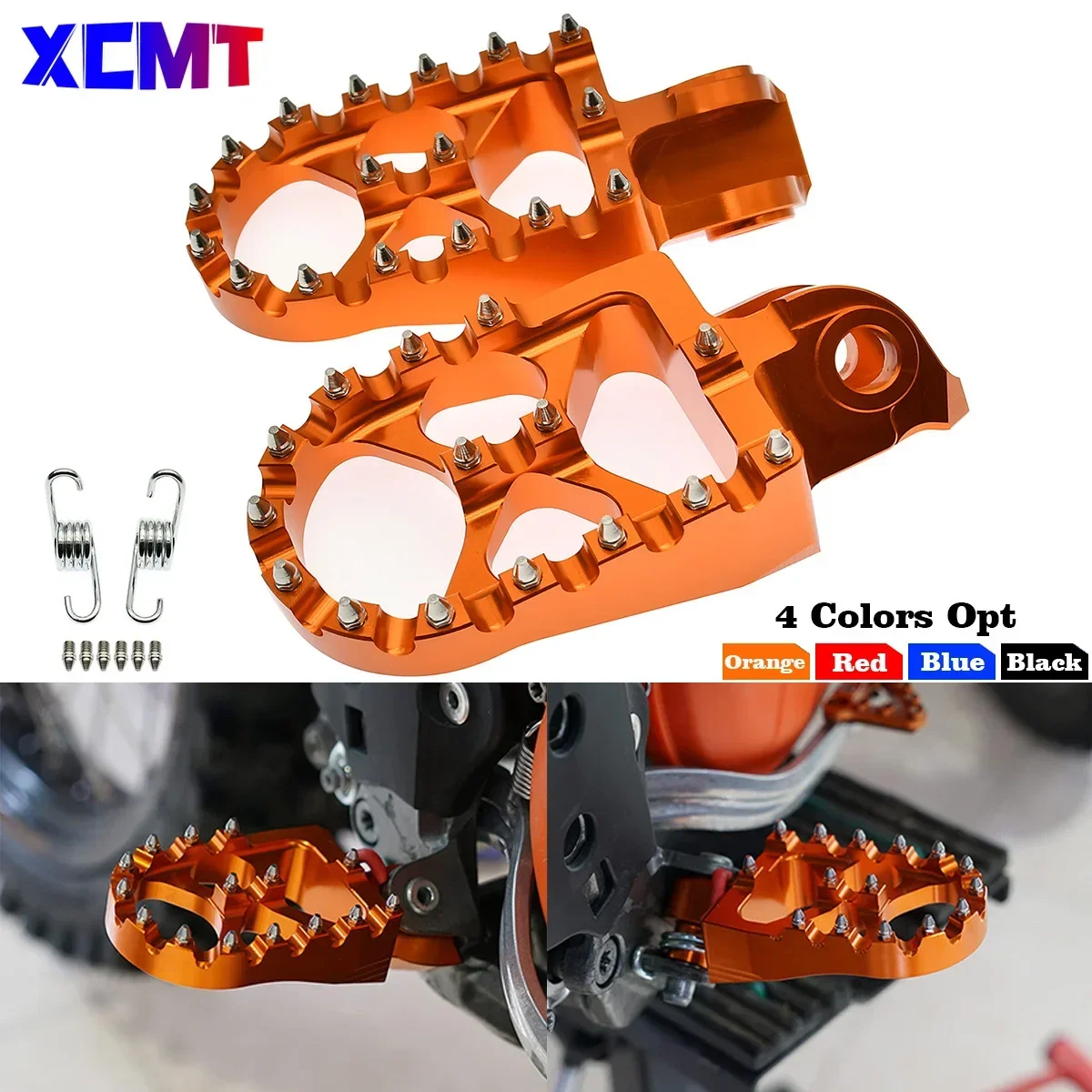 

For KTM Footrest Foot Pegs Footpegs Rests Pedals 690 950 990 1050 1090 1190 1290 ADVENTURE R S T Footpegs EXC 250 300 EXC-F 350