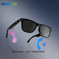 TJXL-SENBONO E13 Smart Glasses Wireless Bluetooth Hands-free Call Music Noise Reduction Voice Assistant Outdoor Smart Sports Gla