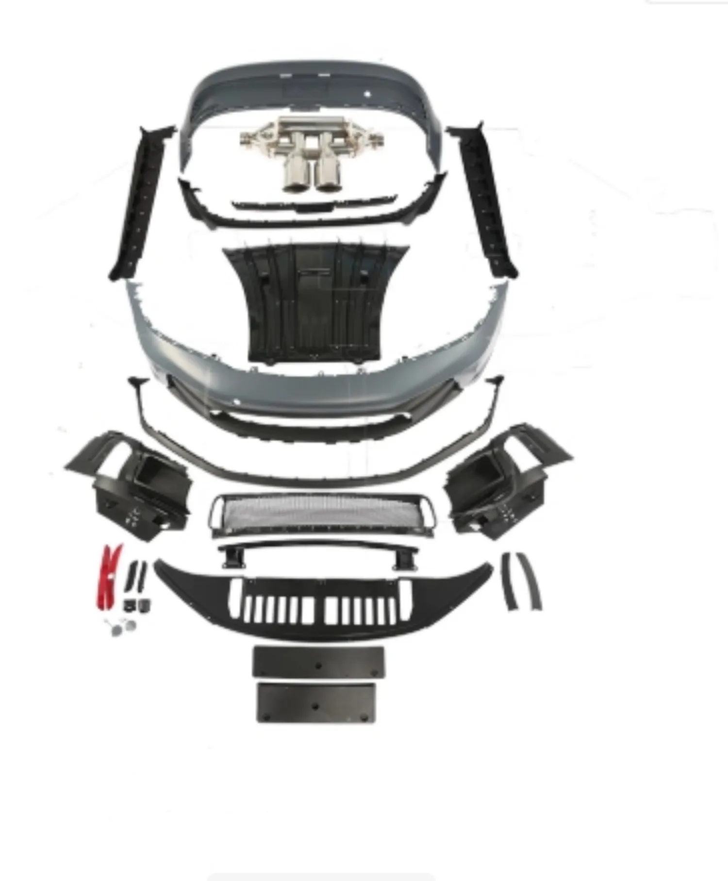 

Car Body kit Front Rear Bumper surround for Porsche 911 992 modified GT3 spoiler grille