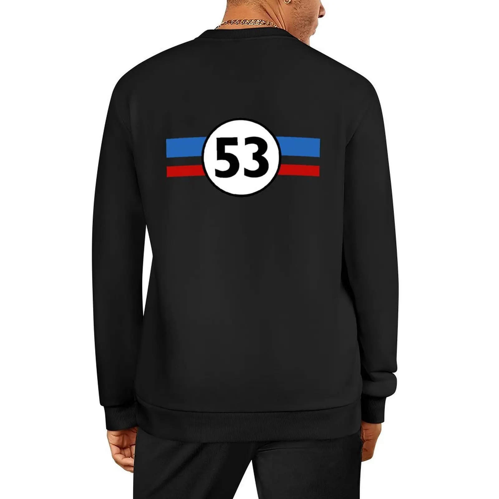 

Herbie 53 Racing Car 1963s Circle Logo Pullover men's winter sweater mens clothes new sweatshirts