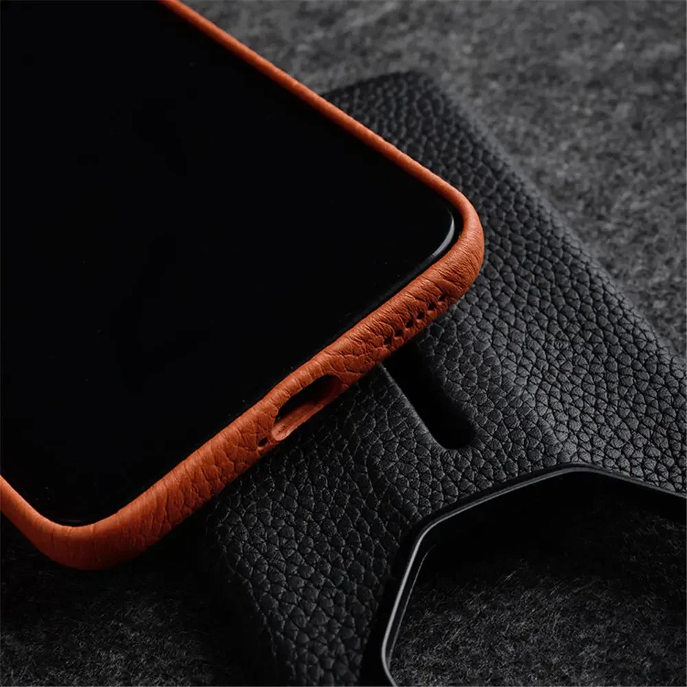 Original Melkco Genuine Cowhide Leather Case for Huawei Mate 60 RS Mate60Pro Plus Retro Business Litchi Grain Armor Back Cover