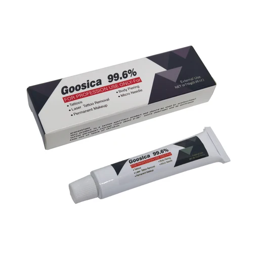Imagen 2 del producto Nueva crema de tatuaje Goosica 99.6% antes de la cirugía maquillaje semipermanente delineador de labios y cejas Microblading Piercing belleza corporal 10g