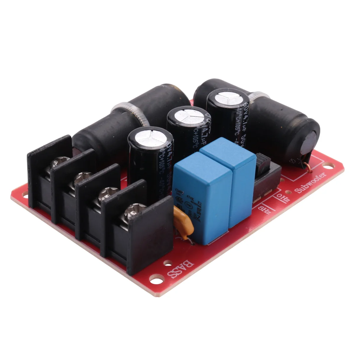 Subwoofer de graves puros, divisor de frecuencia de altavoz cruzado de segundo orden, Cine en Casa DIY