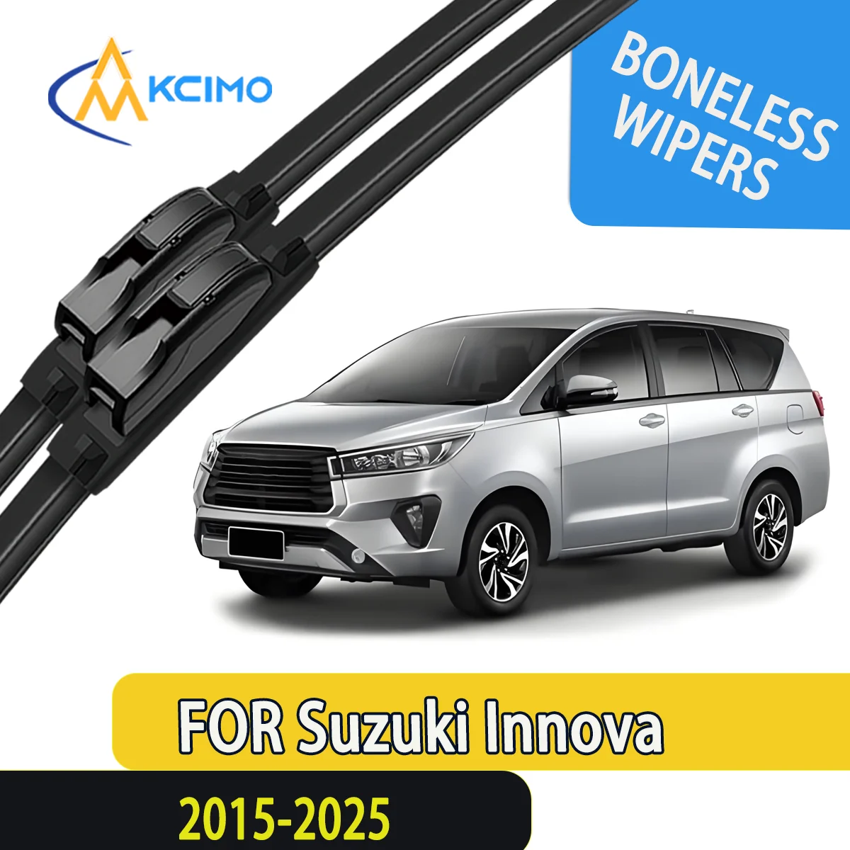 

2pcs Quality Windscreen Silent Black Car Rain Brush Suitable for Suzuki Innova AN140 2015-2025 Toyota Kijang Innova (Indonesia)