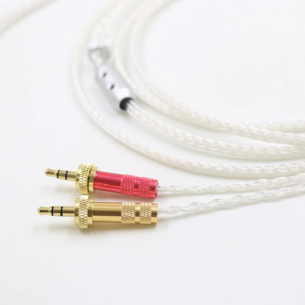 Haldane HIFI 16 Cores UPOCC Single Crystal Silver Kopfhörer Upgrade Ersatzkabel für SONY MDR-Z1R MDR-Z7 MDR-Z7M2 mit Sicherungsmutter