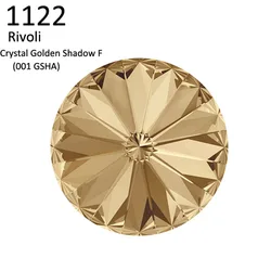 (1 Piece) Original from Austria 1122 Rivoli Round Stone (No Hole) Foiled Rhinestone for DIY Jewelry Making Nail Art Decoration