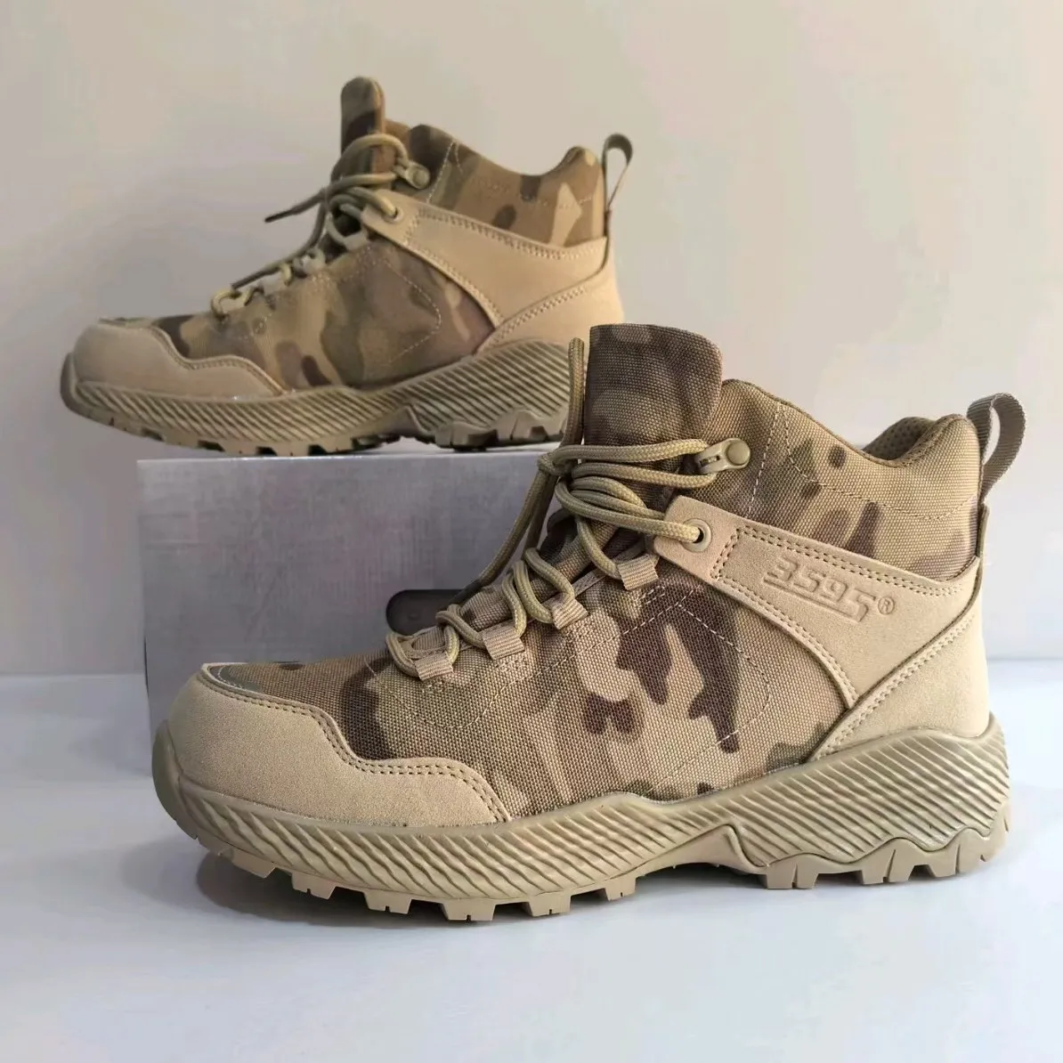 Botas tácticas outdoor hombre – Suela antideslizante todoterreno - imagen 3
