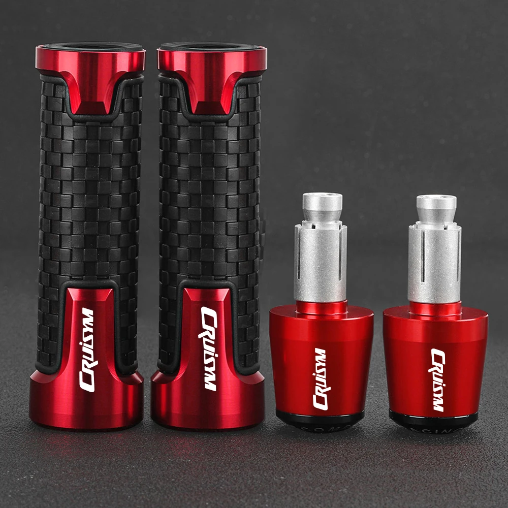 7/8'' 22MM CNC Handlebar Grips Ends FOR SYM Cruisym 300 150 X 150X 180 Cruisym300 125 Motorcycle Handle Bar Cap Grip End Plugs