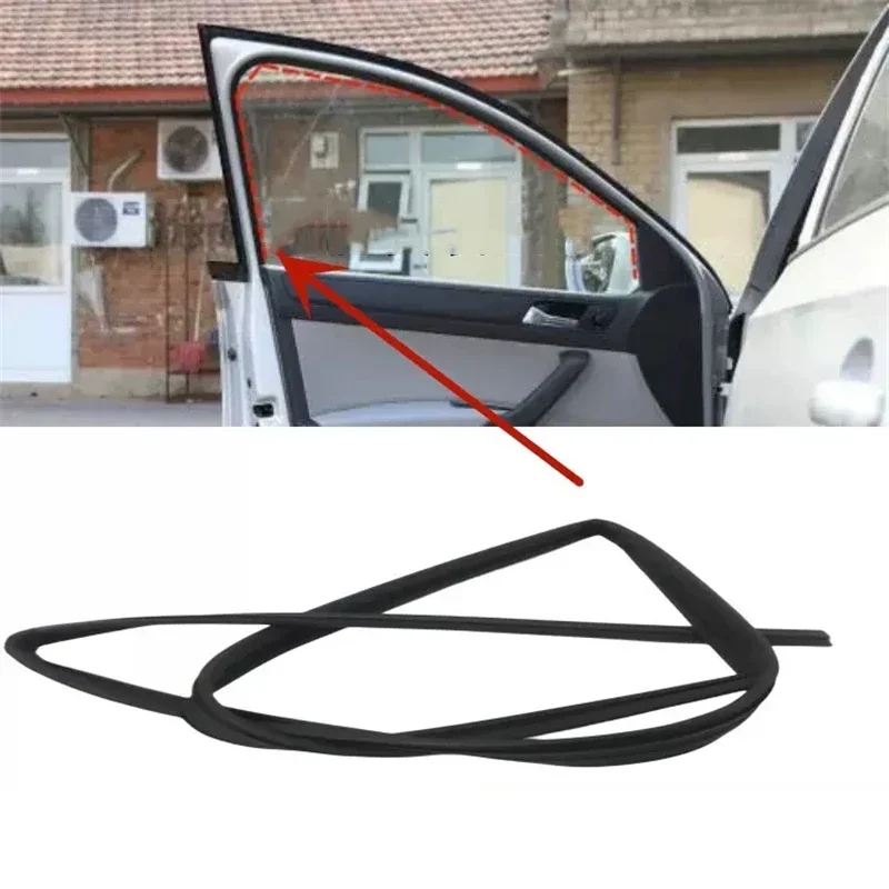 

Auto Door Glass Frame Opening Seal Rubber Sealing Strip For Honda Fit Jazz 2009 2010 2011 2012 2013