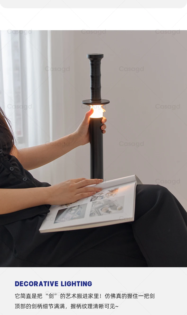 Design exclusivo, luminária de chão Kendo, sofá da sala de estar, atmosfera do quarto, lâmpada de mesa de elevação minimalista de alta qualidade