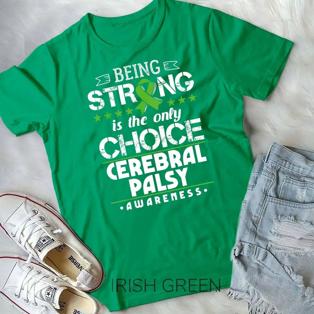 Green Ribbon - Cerebral Palsy Awareness T-Shirt Unisex T-shirt