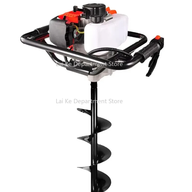 

2-stroke 52cc Industrial Gaso-line Earth Auger or Metal 48-type Earth Auger Drill With 150mm 200mm 300mm Dit