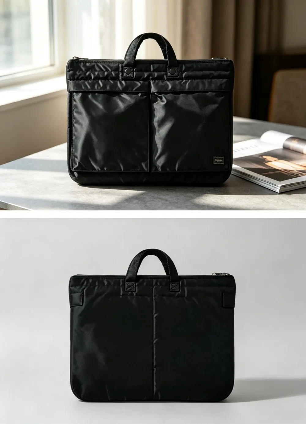 Business Casual Men's Handbag, Premium Quality Laptop Briefcase, Fashion Single Shoulder Crossbody Commuter Bag for Office view 6