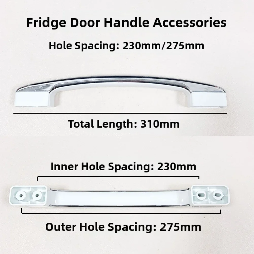 Plastic Handle Fridge Door Handle Commercial Use Easy Installation Residential Use Refrigerator Handle Cabinet Enhancement