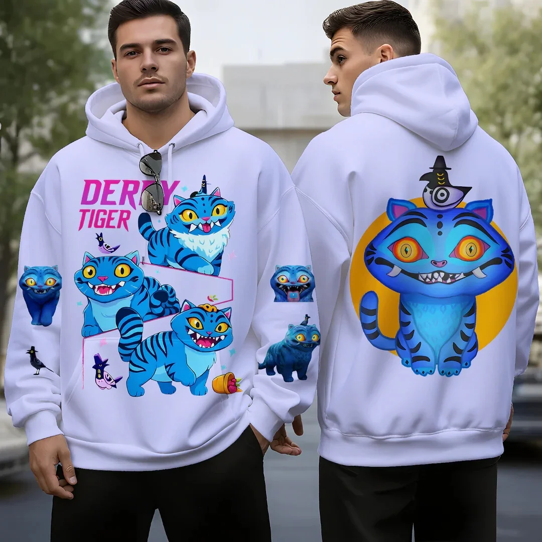 الخريف/الشتاء هوديس الصيد الساحرة فريق غزة الرجال فريق نفس النمط الحلو كول الشارع ثلاثية الأبعاد المتضخم الكبار الرجال والنساء