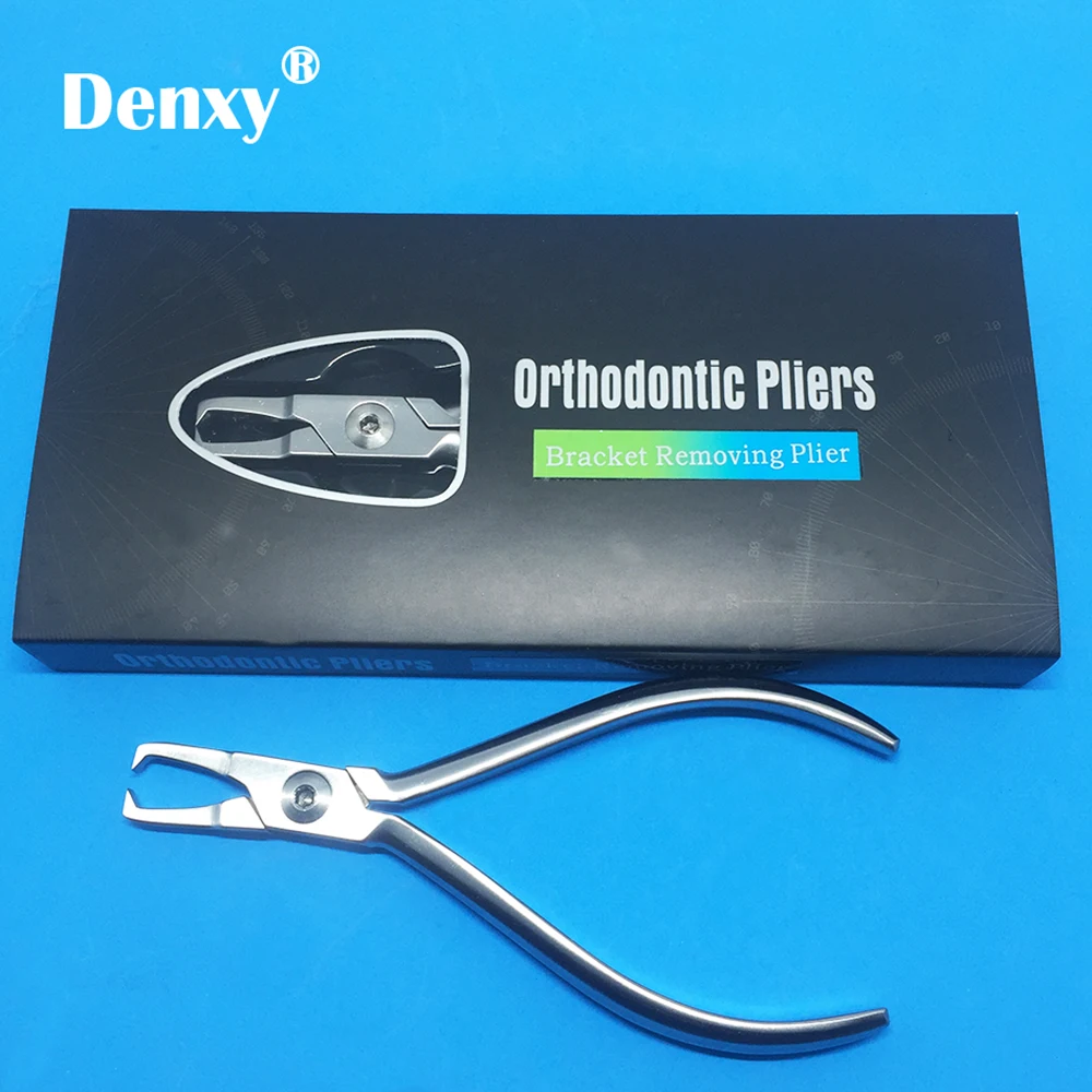 Denxy Dental Orthodontic Bracket Removing Pliers Orthodontic Pliers Brace Remover Plier Removing-Pliers Forceps  Dental Tool