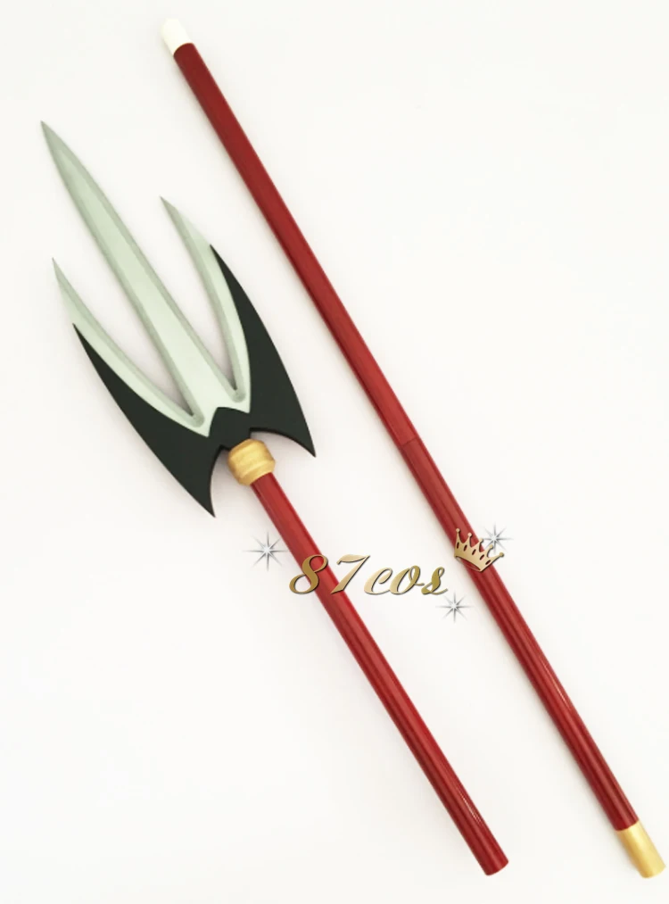 Charlotte Katakuri Trident Silays eusement ura Cosplay Arme Prop, Modèles en PVC, Anime Rouge Ultraviolet Longueur 180cm, Cadeaux d'Halloween