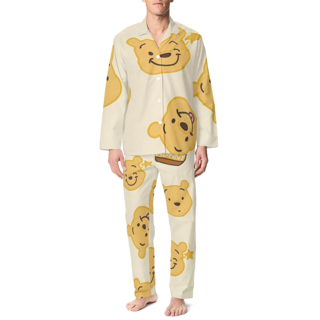 Winnie The Pooh And The Wind Blows_JDED2S Printed Pajamas Men or Women | Cute Pajama Sets | Elegant Lounge Wear for Women