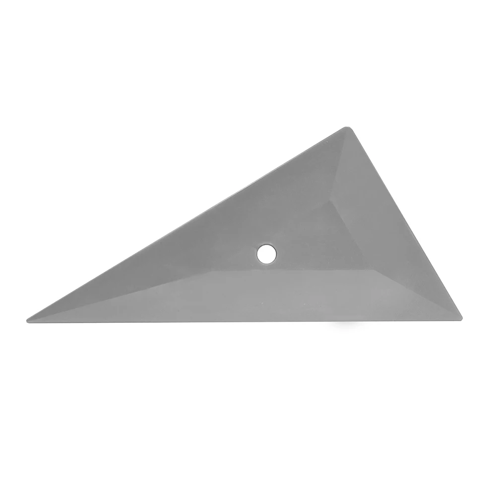 2PCS/Set Grey Triangular Corner Scraper Car Window Tinting Tool Vinyl Covered Dye Thin Scraper for Automotive Installation