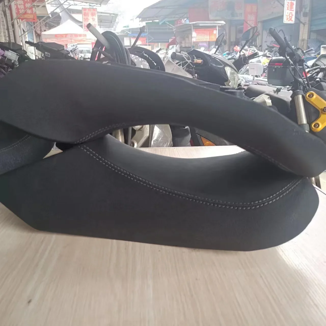 FIT Keeway RKF 125 Motorcycle Modified Higher or Lower 30mm Seat Custom Vintage Hump Saddle Retro Seat Cushion For Keeway RKF