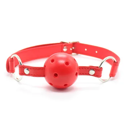 Gag a sfera in silicone morbido per giochi erotici di coppia_voghion.com