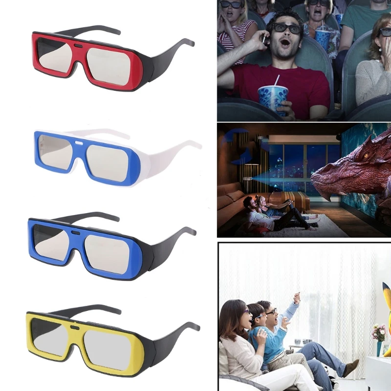 3D Visual Effect Upgrade 3D Movie Game Glasse Clear and Quality Lens for Various Viewing Demands 3D Movie Glasses