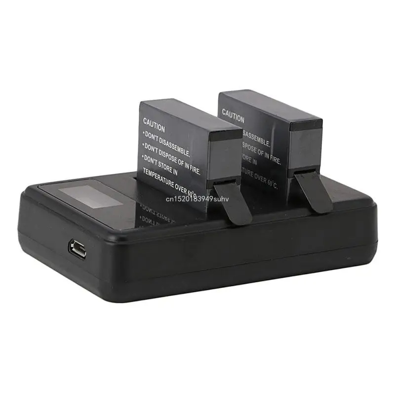 1600mAh 배터리 AHDBT-401 2개 + 듀얼 USB 충전기 키트(새 제품)