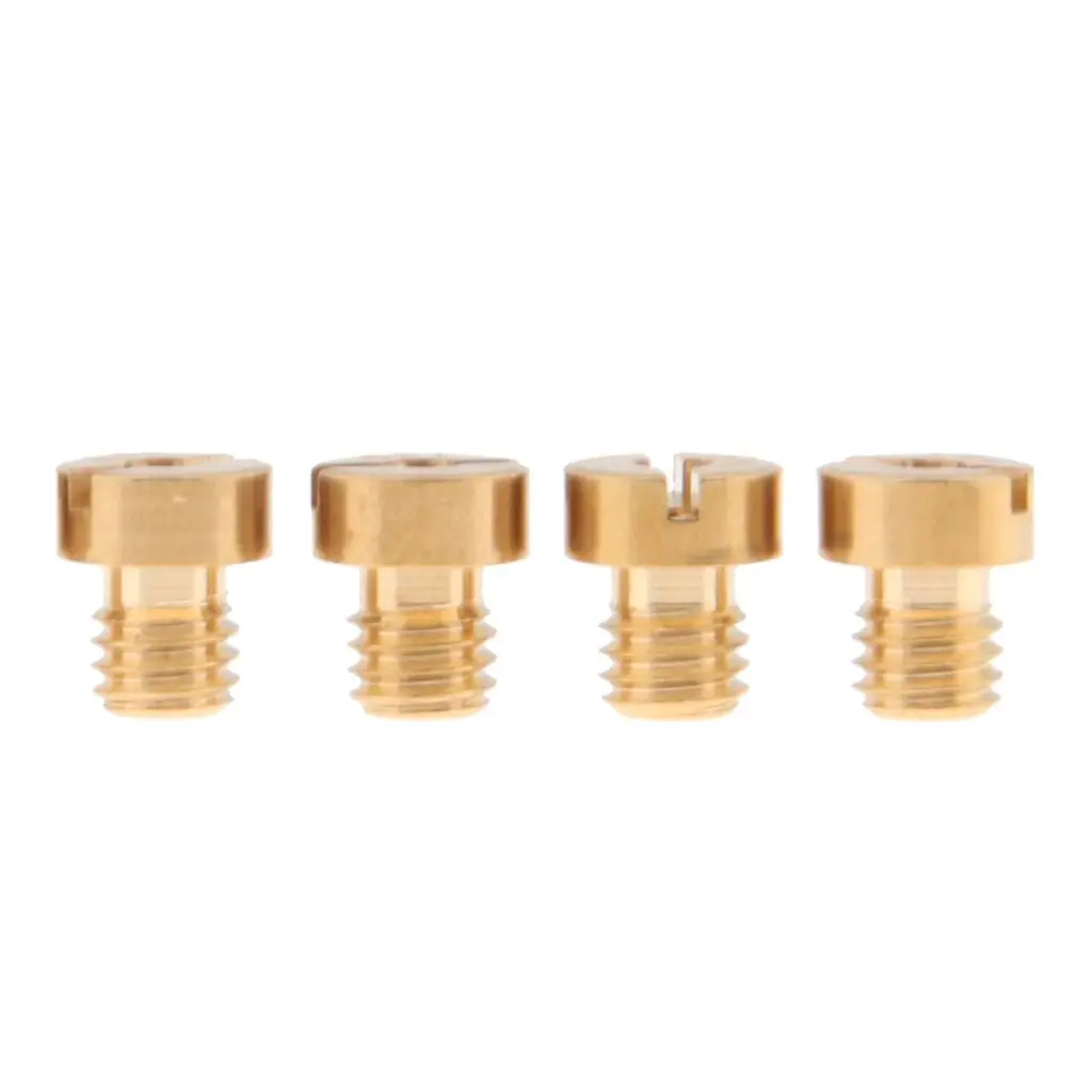 Carb Main Injectors Nozzles 9 Pack Copper M5 Carburetor Jets 8mm Length Main Jet Set for Repair Tune