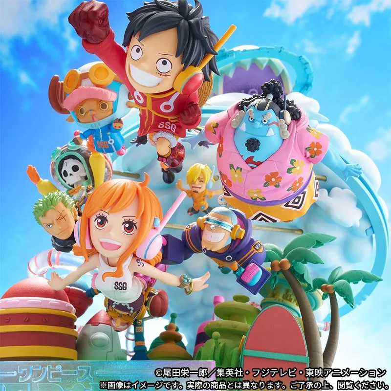 In Stock Original BANDAI BANPRESTO ONE PIECE ลิง D. Luffy Nami Burukku Roronoa Zoro Wcf อะนิเมะคอลเลกชันของเล่น