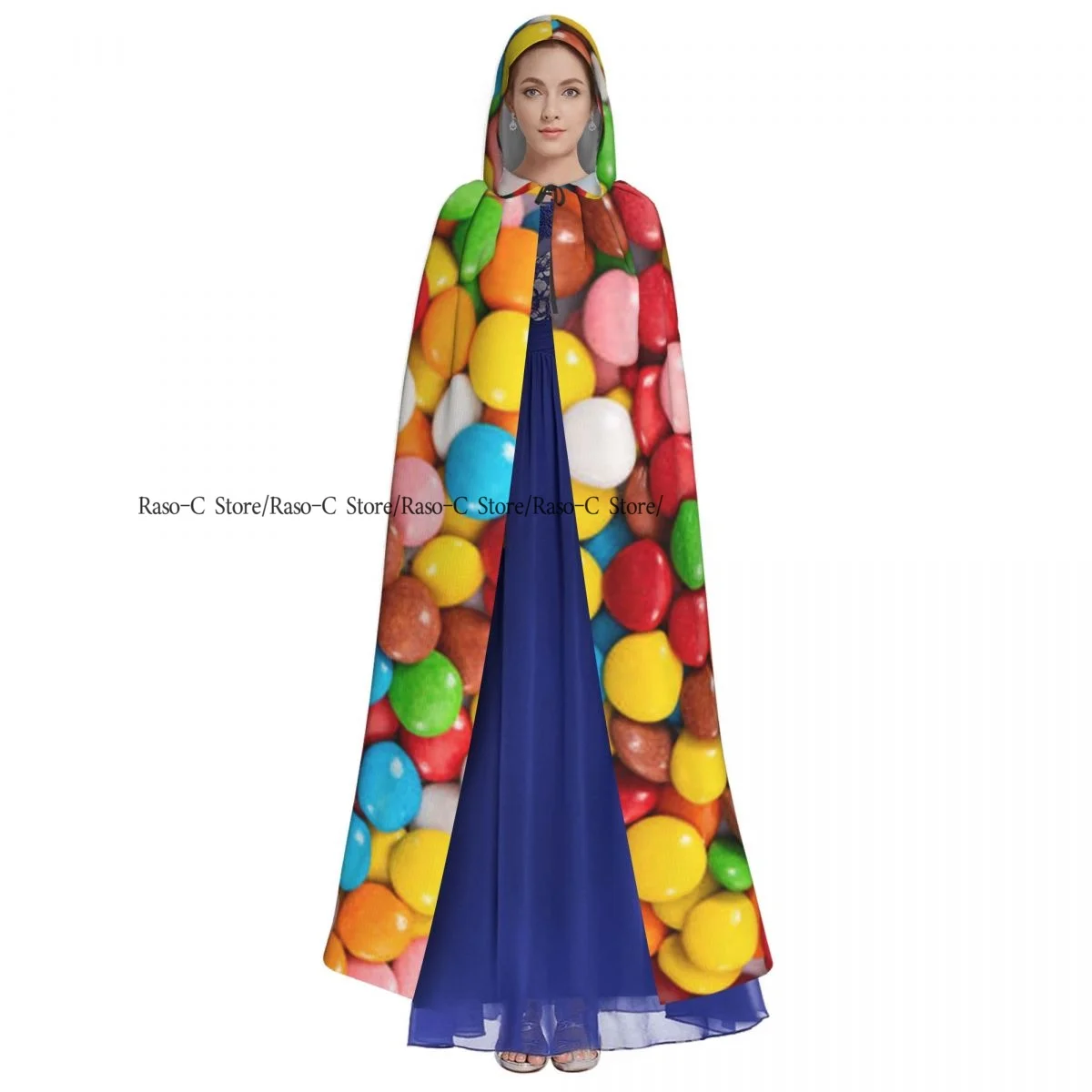 Hooded Cloak Unisex Cloak with Hood Gumballs Cloak Vampire Witch Cape Cosplay Costume