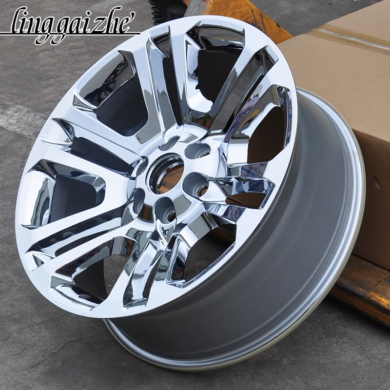 22*9 Chrome Wheels 6-139.7 for GMC YUKON SIERRA CANYON Chevrolet Silverado 1500 Pickup Colorado Chevrolet Silverado Tahoe Suburb