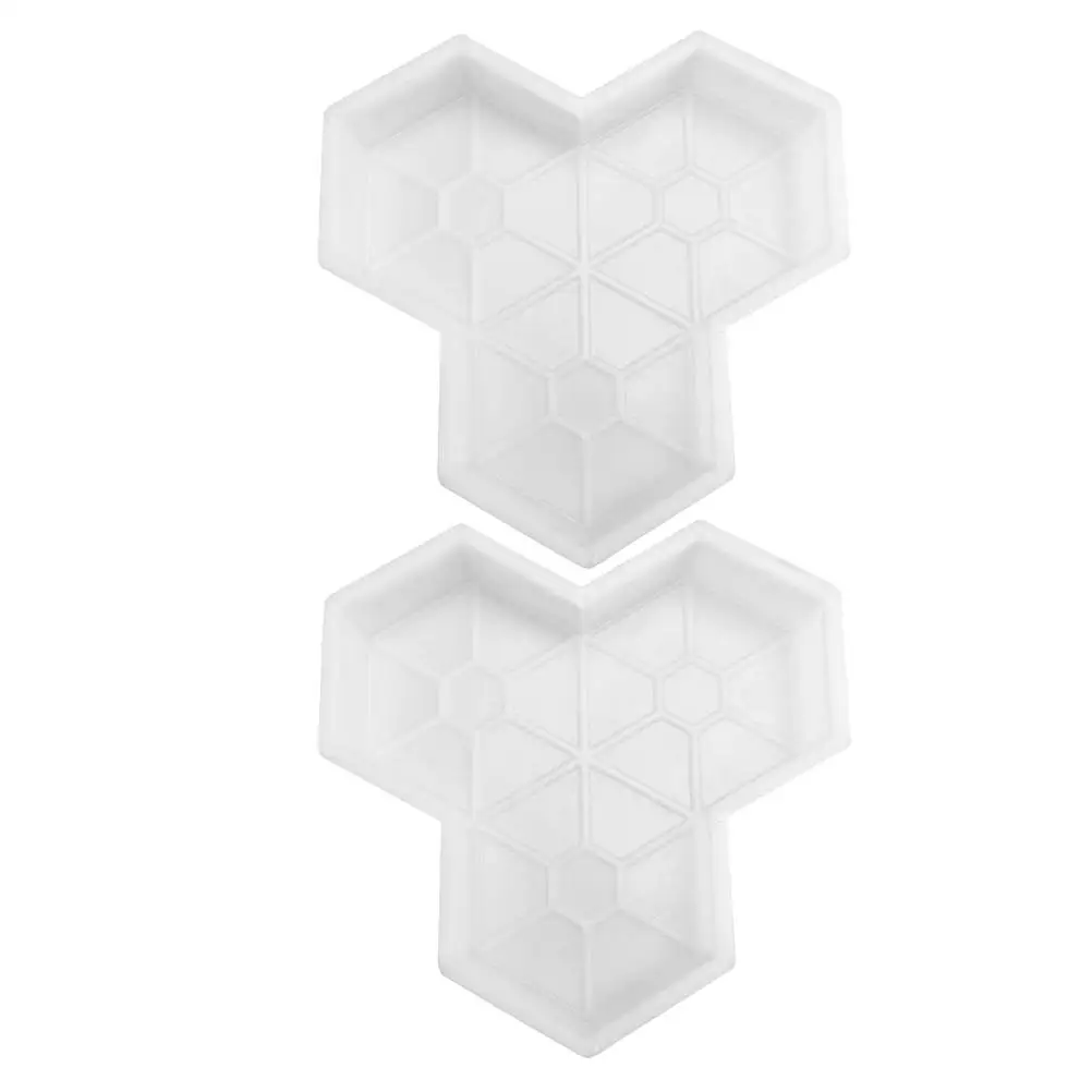 2pcs Road Slab Maple Leaf Silicone Brick Mold Unique Design Versatile Use Easy Operation Reusable Paver Brick Mold