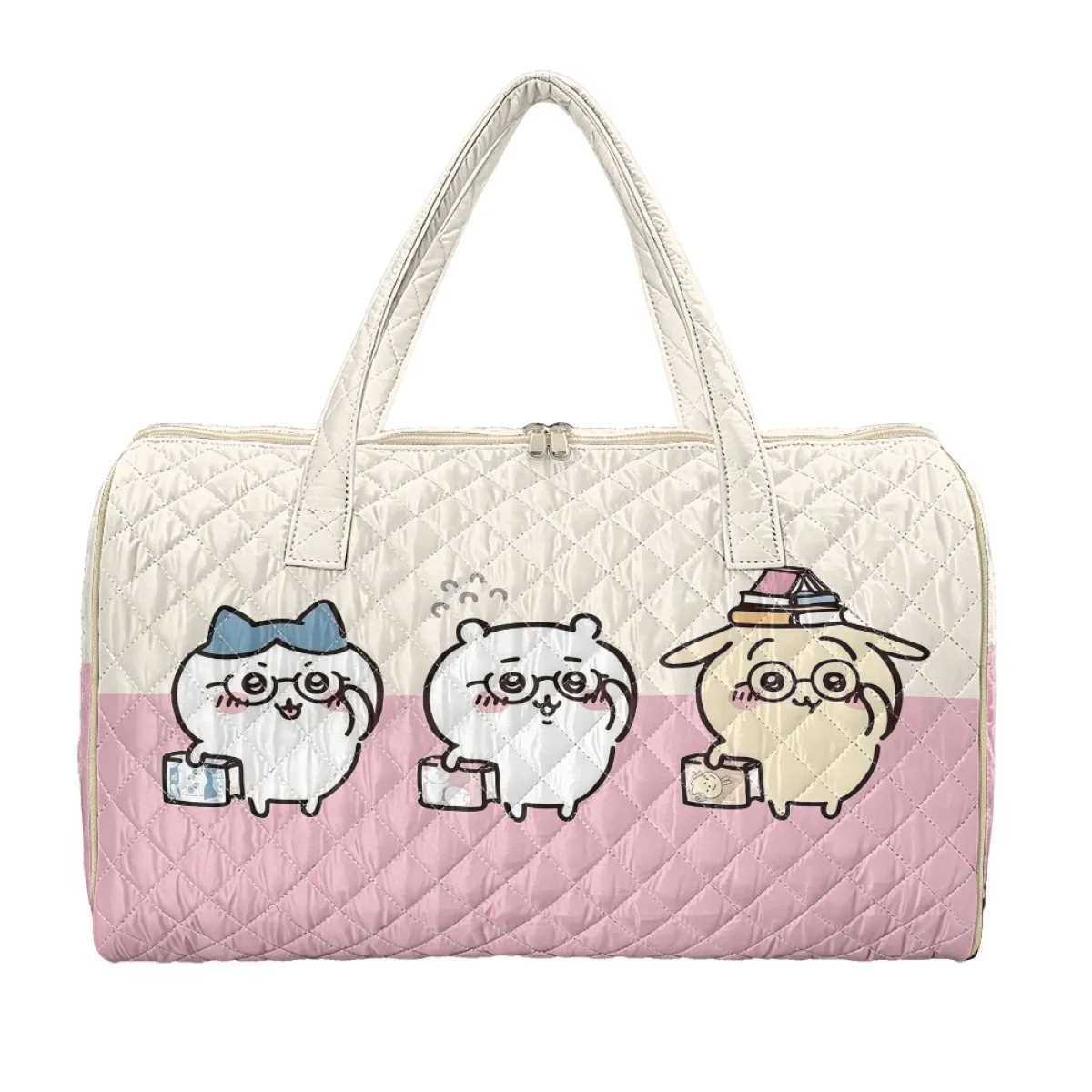 Anime Luggage Bag Printed Pattern Cartoon Cute Hachiware Us Bags for Woman Storage Bag Chiikawa Lady Large Capacity Travel Bag