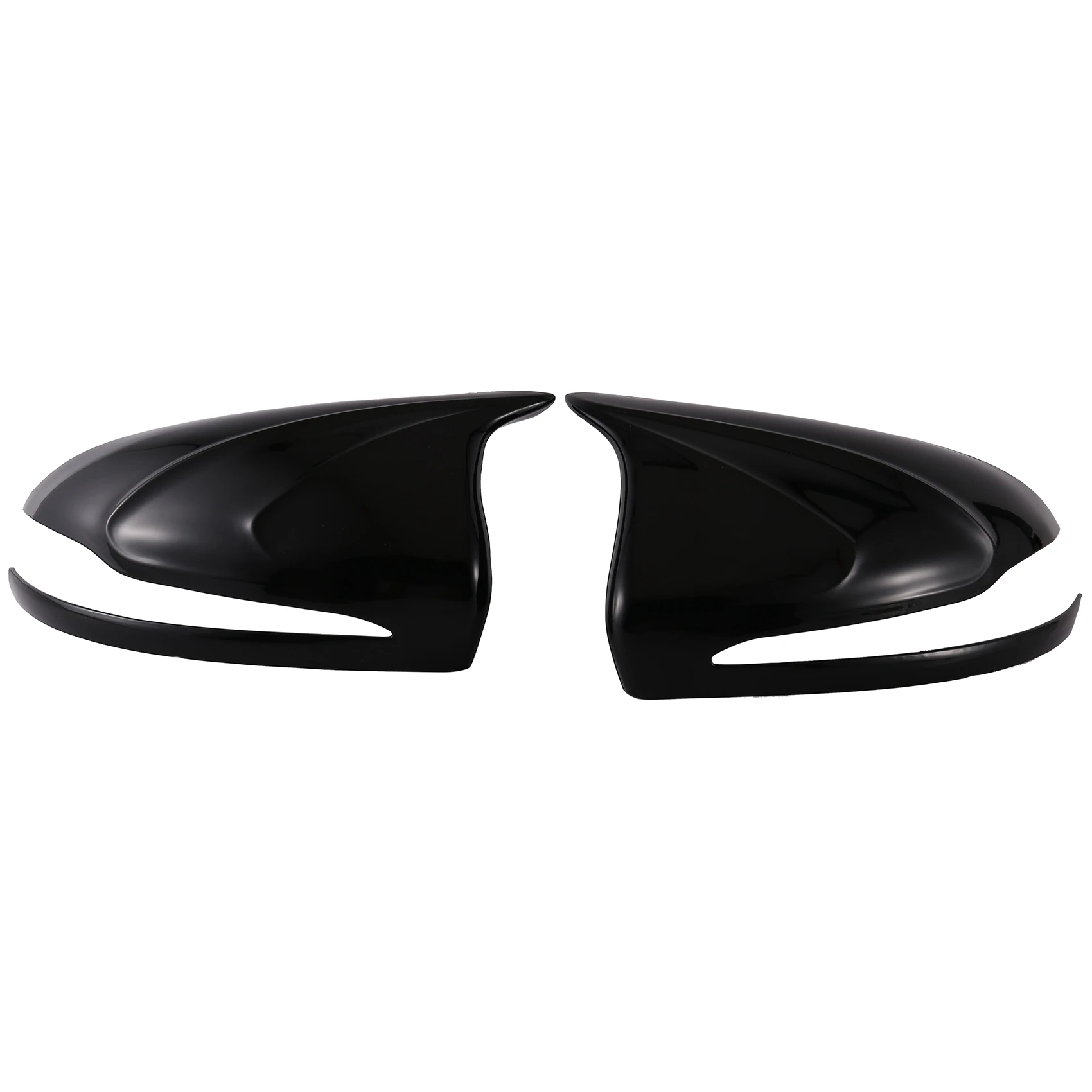 

Gloss Black Car Side Rearview Mirror Cover Shell for Mercedes-Benz W205 W213 X253 C E GLC GLA GLB