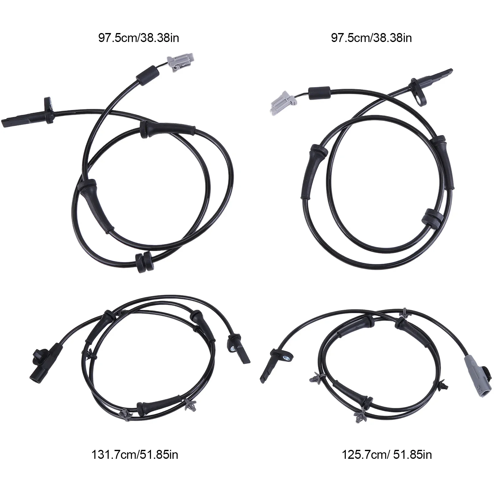 

4Pcs ABS Wheel Speed Sensor Compatible for Altima 2007-2012 Replaces 47900-ZX70A 47901-ZX70A 47910-JA000