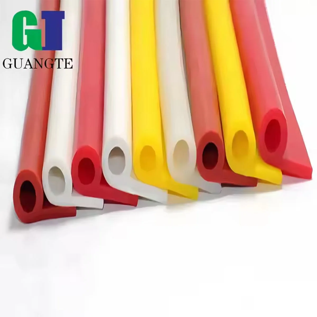 1M High Temperature  Silicone P Type Sealing Strip Oven Door Window Rubber 9 Shape Auto Noise Insulation Weatherstrip