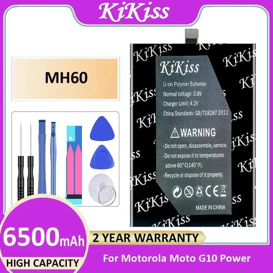 

High-Capacity MH60 6500Mah For Motorola Moto G10 Power Reliable Mobile Phone Battery