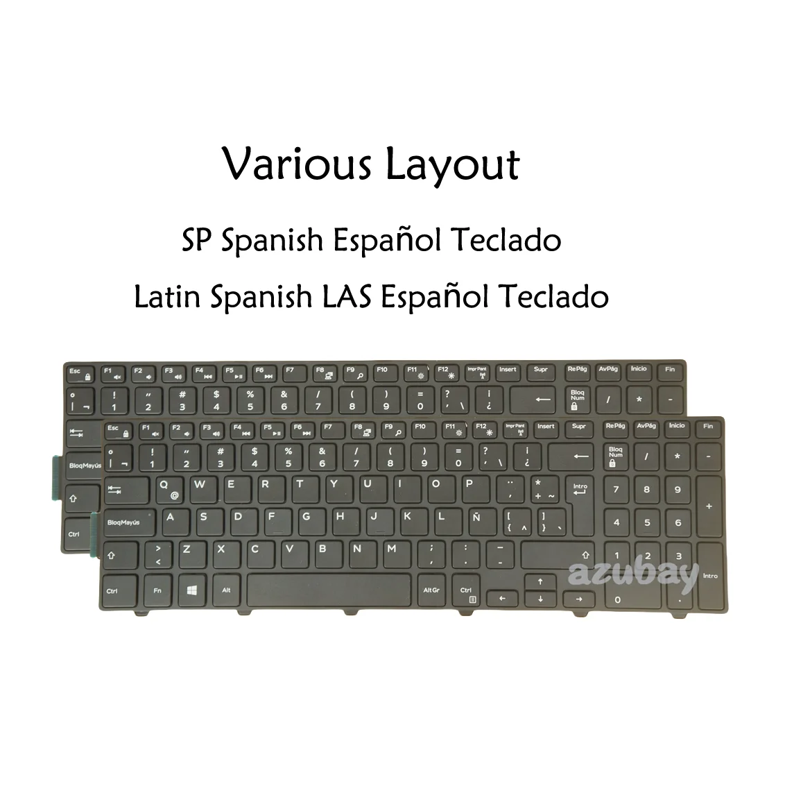 

LA Latin / Spanish Laptop Keyboard for Dell Inspiron 15-7000 Series 7557 7559, 17-5000 Series 5758 5755 5759 071M2C 71M2C 0J8YC1