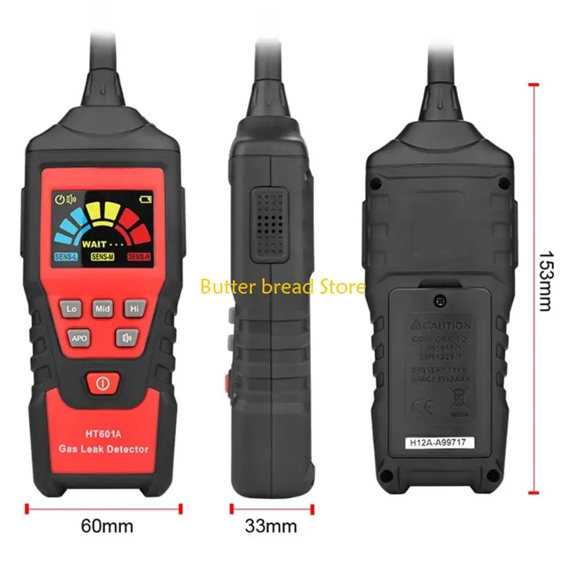 W89C محمولة اختبار غاز قابلة للاحتراق المحمولة المحمولة محمولة مستشعرات سريعة التمثيل لمناجم الفحم ومصافي النفط ، يضمن بيئة آمنة