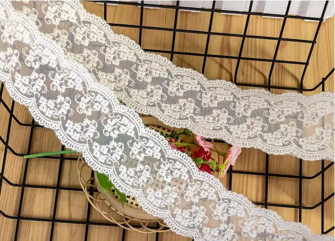 Good Quality Cheap 3yards/lot Retro cotton embroidered lace accessories trimming lace skirt hem accessories X623